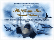 Lockheed Martin Quality Award 2012